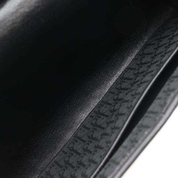 CHRISTIAN DIOR Vintage Black Canvas Shoulder Bag main image 11